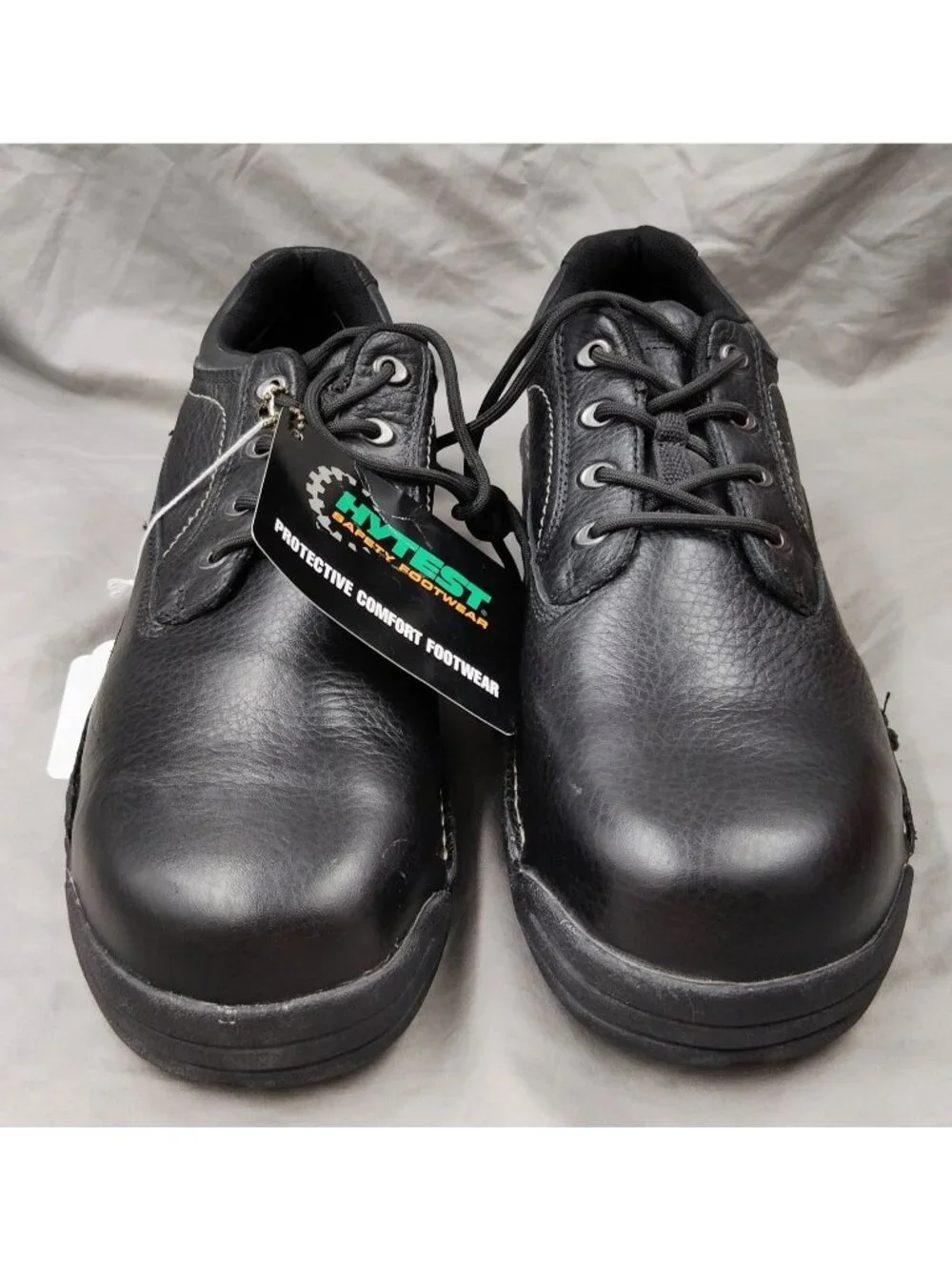 HyTest Opanka K10150 Men's 13M Leather Steel Toe Oxford Safety Work Shoes NWOB